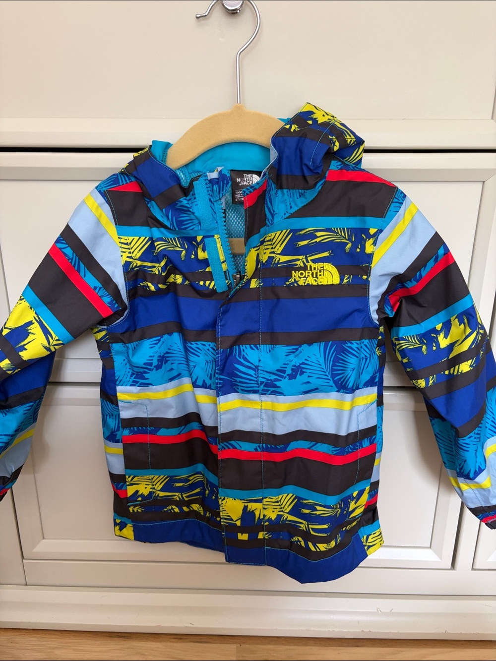 The North Face Kids Multi-color Hooded Rain Jacket 2T